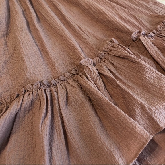 Calvin Klein crinkle gauze ruffle dress NWT size 4 - Picture 8 of 12